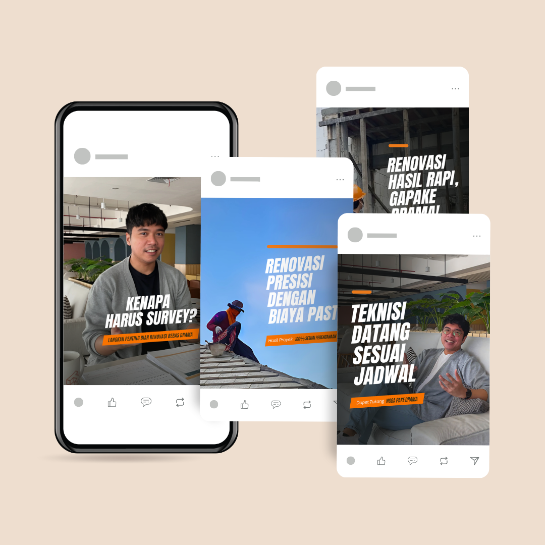 _Blue White Simple Design Template Mockup Social Media Post